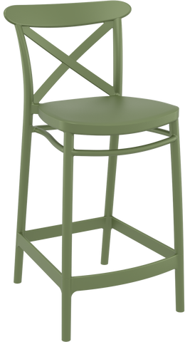 Siesta Cross Bar Stool 65cm (Counter Height)