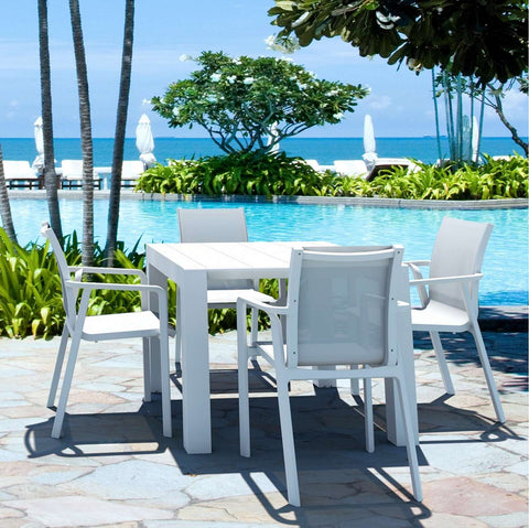 Siesta Outdoor 5 Piece Setting with Extendable Table