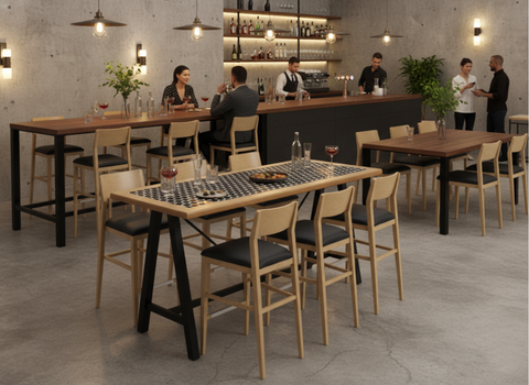 Durafurn A Frame - 1050mm Bar Height Frame