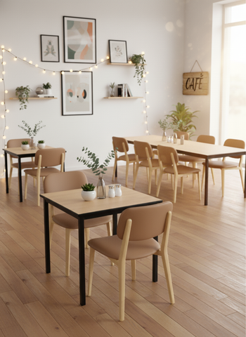 Durafurn Spire Square Leg Table Height Frame