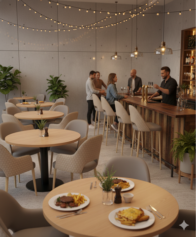 New Orleans Crescent 750mm Barstool