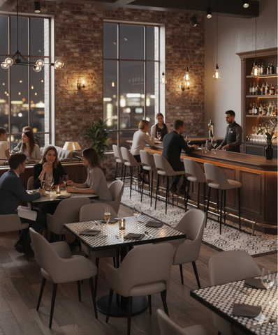 New Orleans Crescent 750mm Barstool