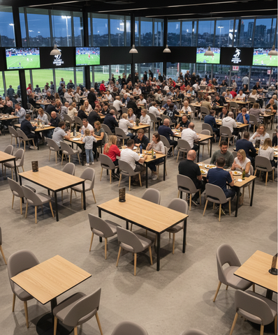 Durafurn Spire Square Leg Table Height Frame