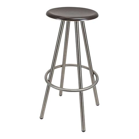 Cruza Stainless Steel Stool with Gentas Stool Top