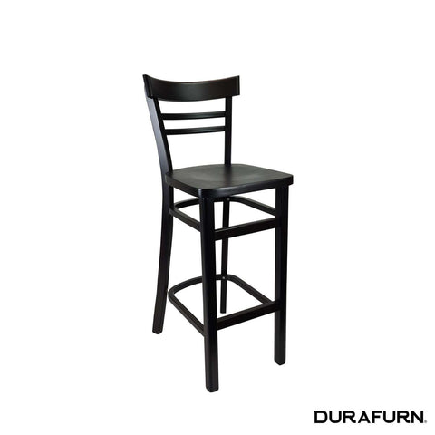 Durafurn Vienna Barstool Timber Seat