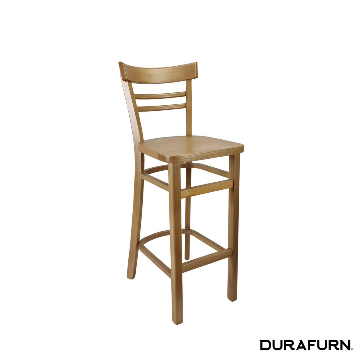 Durafurn Vienna Barstool Timber Seat