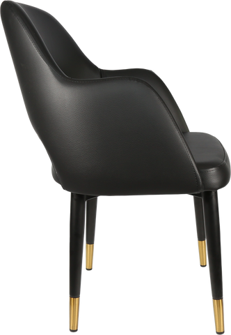 Durafurn Sorbet Chair with Black Metal 450h Legs