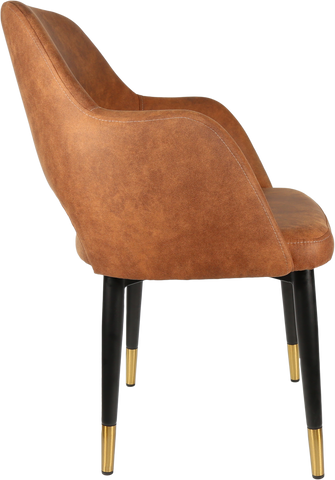 Durafurn Sorbet Chair with Black Metal 450h Legs