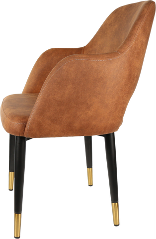 Durafurn Sorbet Chair with Black Metal 450h Legs
