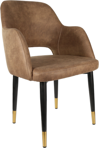 Durafurn Sorbet Chair with Black Metal 450h Legs