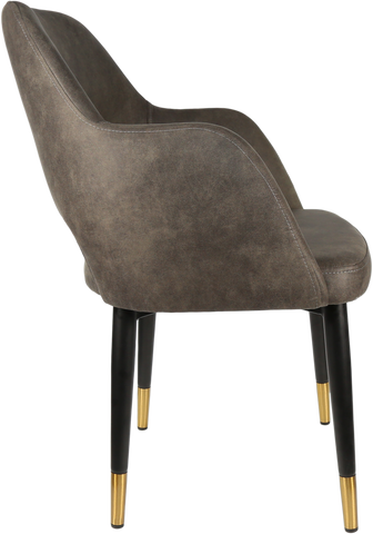 Durafurn Sorbet Chair with Black Metal 450h Legs