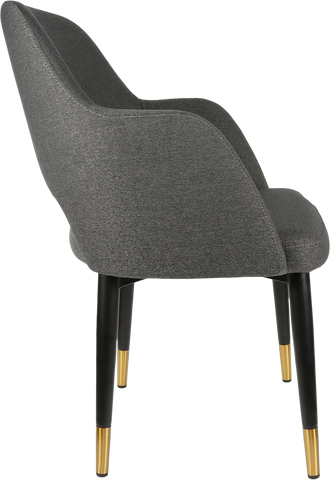 Durafurn Sorbet Chair with Black Metal 450h Legs