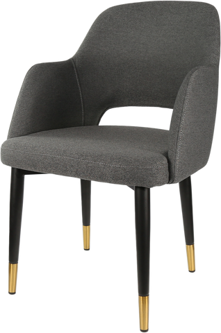 Durafurn Sorbet Chair with Black Metal 450h Legs