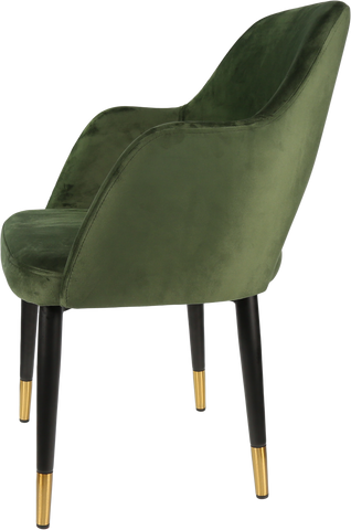 Durafurn Sorbet Chair with Black Metal 450h Legs