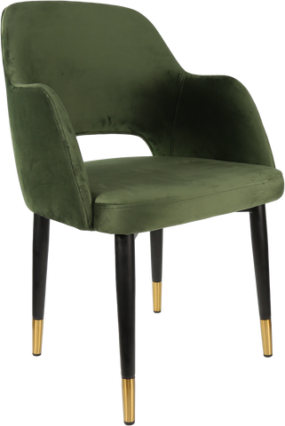 Durafurn Sorbet Chair with Black Metal 450h Legs