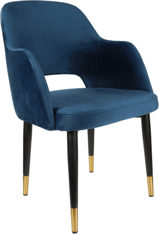 Durafurn Sorbet Chair with Black Metal 450h Legs