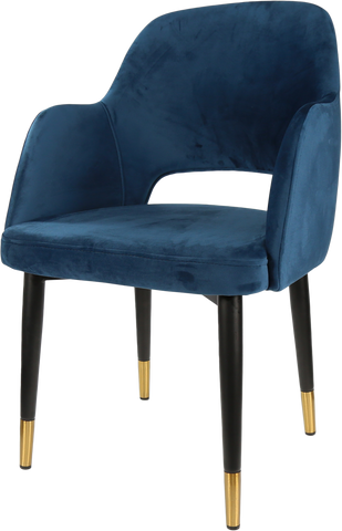 Durafurn Sorbet Chair with Black Metal 450h Legs