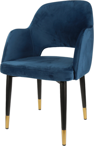 Durafurn Sorbet Chair with Black Metal 450h Legs