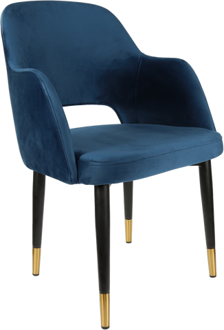 Durafurn Sorbet Chair with Black Metal 450h Legs