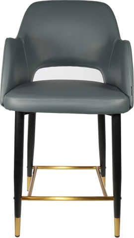 Durafurn Sorbet Counter Stool - Black Metal 650h Legs