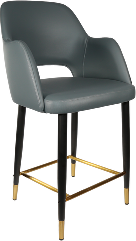 Durafurn Sorbet Counter Stool - Black Metal 650h Legs