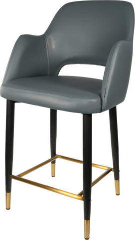 Durafurn Sorbet Counter Stool - Black Metal 650h Legs