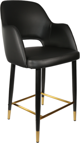 Durafurn Sorbet Counter Stool - Black Metal 650h Legs