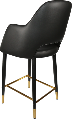 Durafurn Sorbet Counter Stool - Black Metal 650h Legs