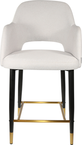 Durafurn Sorbet Counter Stool - Black Metal 650h Legs