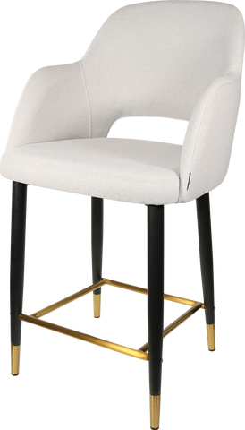 Durafurn Sorbet Counter Stool - Black Metal 650h Legs