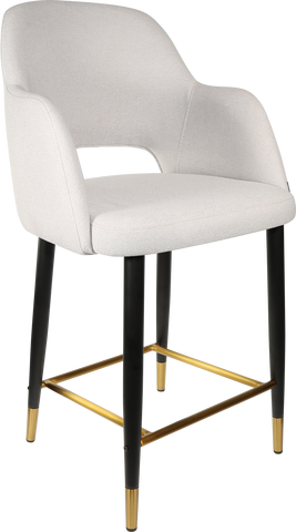 Durafurn Sorbet Counter Stool - Black Metal 650h Legs