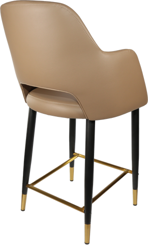 Durafurn Sorbet Counter Stool - Black Metal 650h Legs