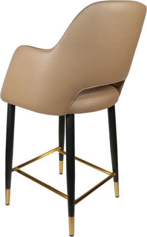 Durafurn Sorbet Counter Stool - Black Metal 650h Legs