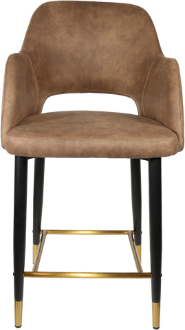 Durafurn Sorbet Counter Stool - Black Metal 650h Legs