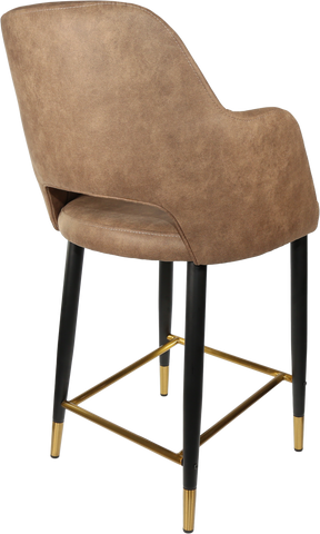 Durafurn Sorbet Counter Stool - Black Metal 650h Legs