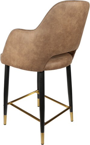 Durafurn Sorbet Counter Stool - Black Metal 650h Legs