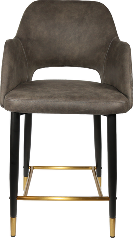 Durafurn Sorbet Counter Stool - Black Metal 650h Legs