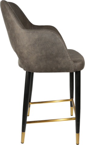 Durafurn Sorbet Counter Stool - Black Metal 650h Legs