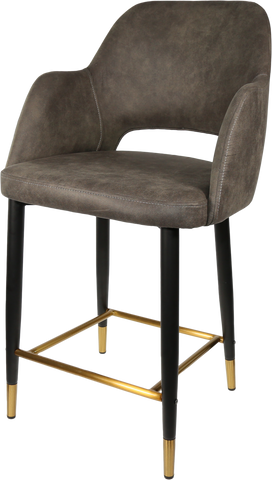 Durafurn Sorbet Counter Stool - Black Metal 650h Legs