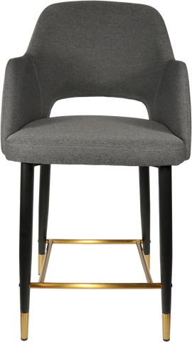 Durafurn Sorbet Counter Stool - Black Metal 650h Legs