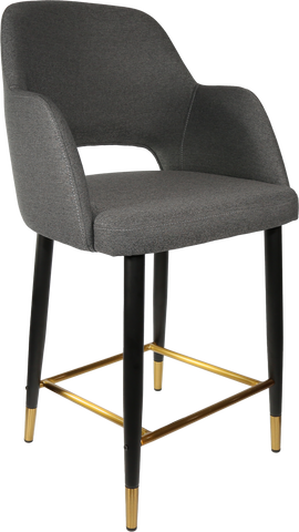 Durafurn Sorbet Counter Stool - Black Metal 650h Legs