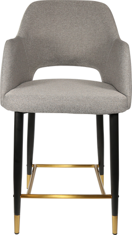 Durafurn Sorbet Counter Stool - Black Metal 650h Legs