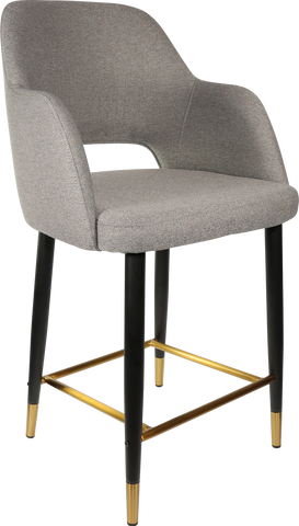 Durafurn Sorbet Counter Stool - Black Metal 650h Legs