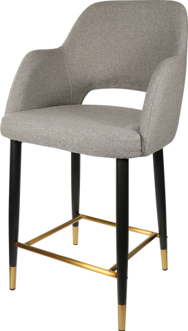 Durafurn Sorbet Counter Stool - Black Metal 650h Legs