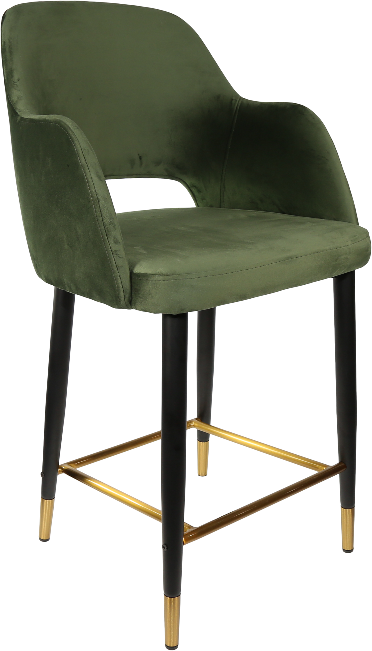 Durafurn Sorbet Counter Stool - Black Metal 650h Legs