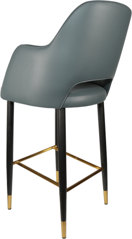 Durafurn Sorbet Stool with Black Metal 750h Legs