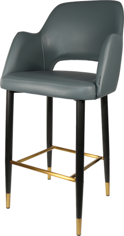 Durafurn Sorbet Stool with Black Metal 750h Legs