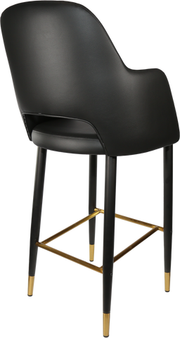 Durafurn Sorbet Stool with Black Metal 750h Legs