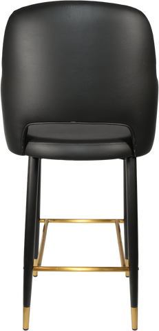 Durafurn Sorbet Stool with Black Metal 750h Legs