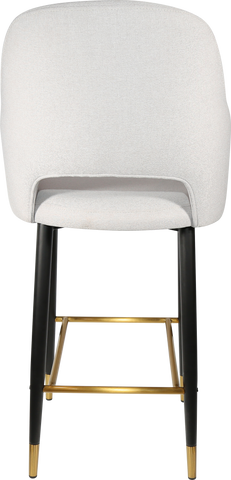 Durafurn Sorbet Stool with Black Metal 750h Legs